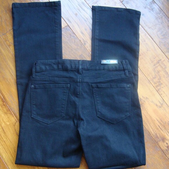 NWT KARDASHIAN Kollection Jeans Khloe Curvy Slim Bootcut Black size 8 - Picture 3 of 11